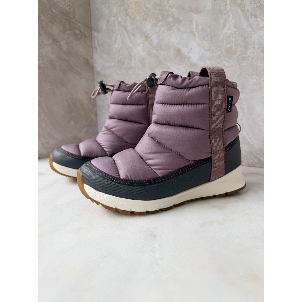 The North Face ThermoBall Pull On Waterproof Insulated Boots Purple Sz 5